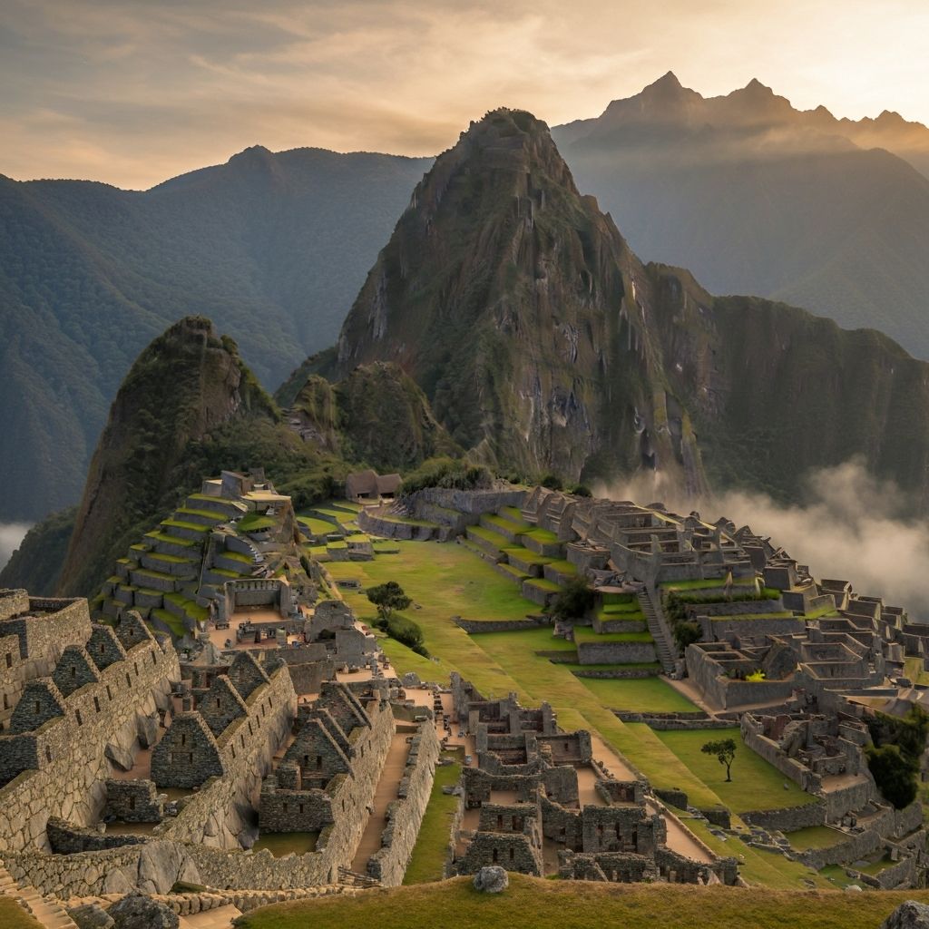 Machu Picchu, Peru - Ancient Incan citadel